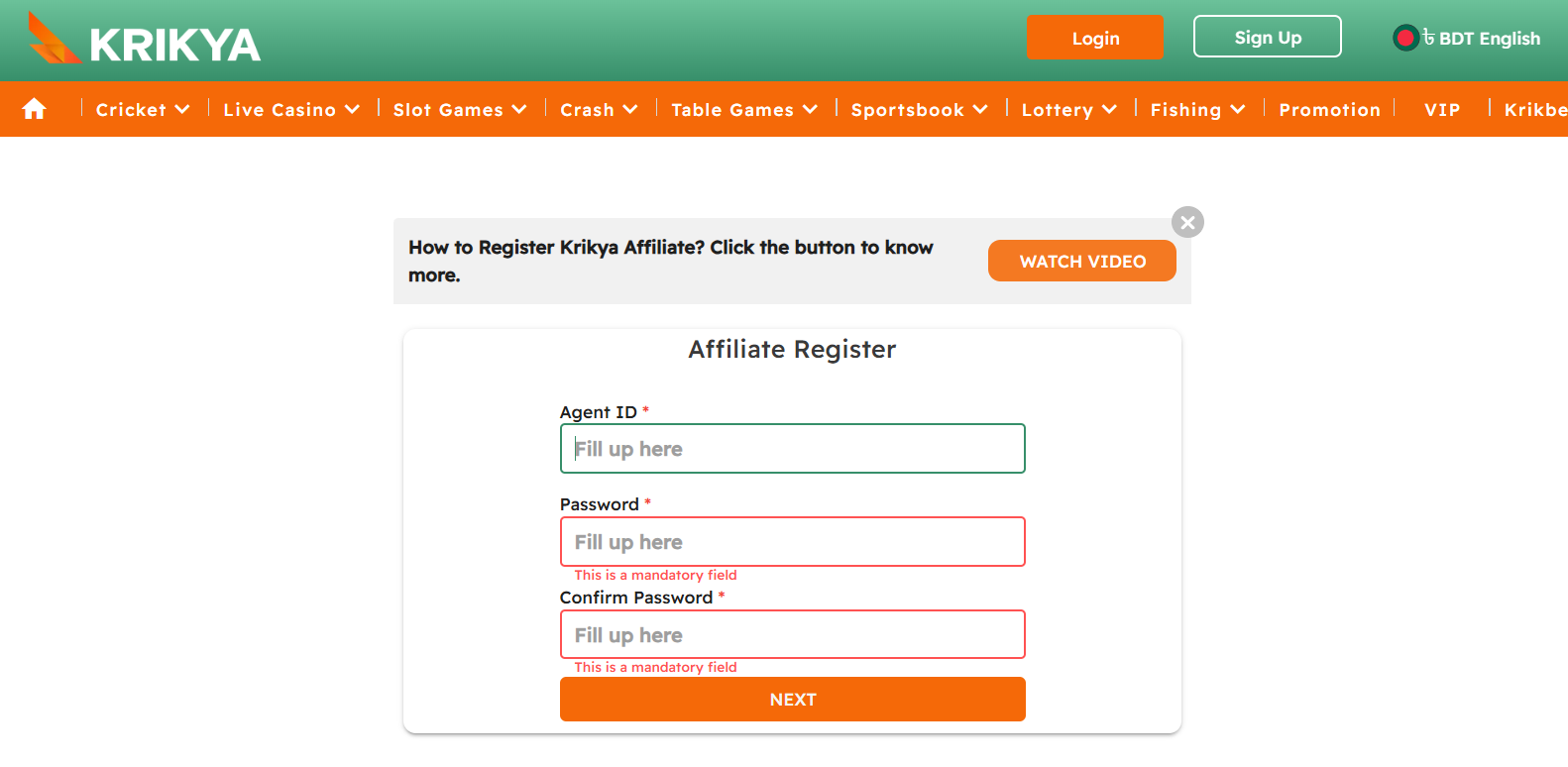 Krikya partners program